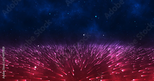 Light shiny particles background Abstract light and shiny particles.