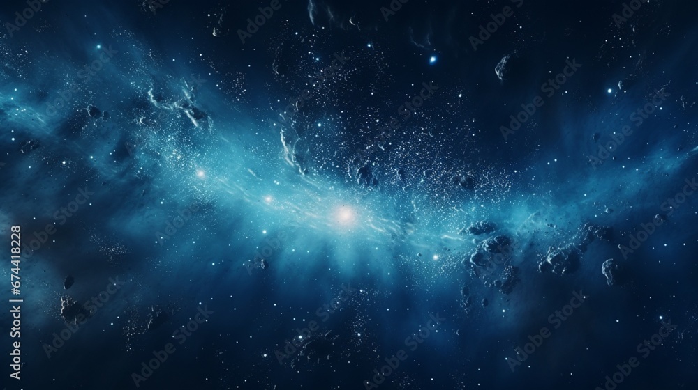 An ethereal cosmic journey through a sea of stars and galaxies, all in breathtaking 8K high resolution.