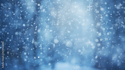 Heavy snowfall in different shapes and forms. Falling Christmas snow. Realistic falling snowflakes isolated on transparent background. Place for text