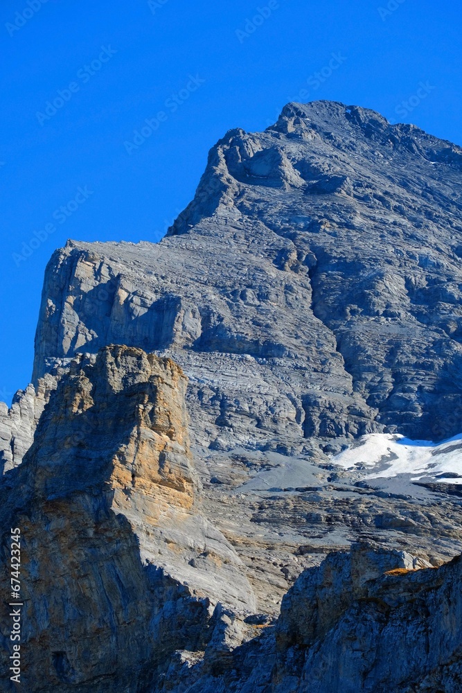 High mountain at the summit of  the Jungfraujoch, which has been dubbed the Top of Europe