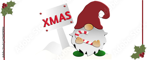 
Gnomes and Christmas tree - ideal for website, email, presentation, postcard, book, t-shirt, sweatshirt, mug, photo, label, sticker, book, notebook, printable, Cricut, sublimation, silhouette	