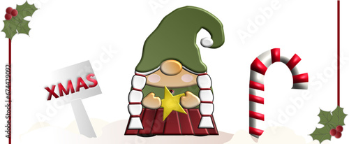 
Gnomes and Christmas tree - ideal for website, email, presentation, postcard, book, t-shirt, sweatshirt, mug, photo, label, sticker, book, notebook, printable, Cricut, sublimation, silhouette	