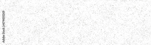 Film grain with splattered texture with small particles of debris and dust in gray tints. Overlay mockup of an old photograph. Abstract grungy background with random noise pattern. Vector illustration
