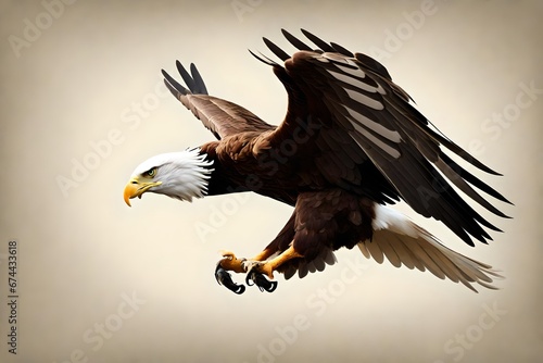 Eagle attack  photo