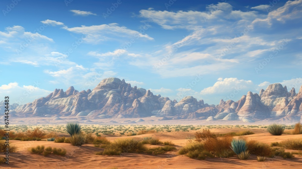 Scenic desert view, rock structures, winding paths. Arid landscapes concept. Scenic desert view, rock structures, winding paths. Arid landscapes concept.