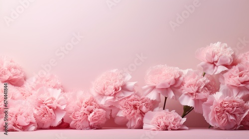 nature pink flower background elegant illustration beautiful blossom, leaf floral, botanical romantic nature pink flower background elegant