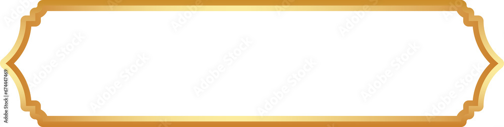 Golden Ramadan frame. Islamic window shapes with ornament. Muslim vector vintage border. Indian decoration for banner in oriental style. Golden Ramadan frame. Islamic window shapes with ornament. Muslim vector vintage border. Indian decoration for banner in oriental style.