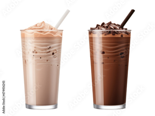 Wallpaper Mural coffee and Chocolate milk shake isolated on transparent background  Torontodigital.ca