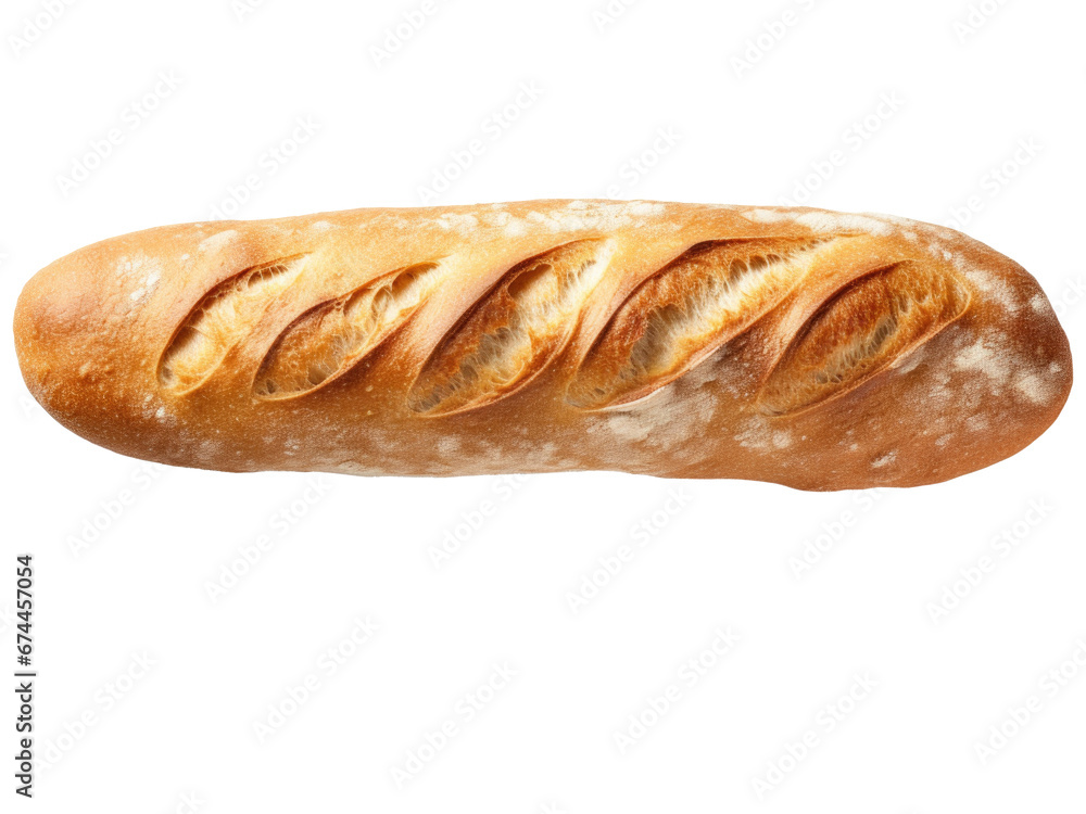 Ciabatta isolated on transparent background Ciabatta isolated on transparent background