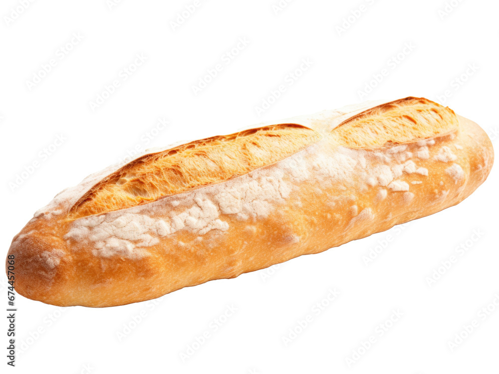 Ciabatta isolated on transparent background Ciabatta isolated on transparent background