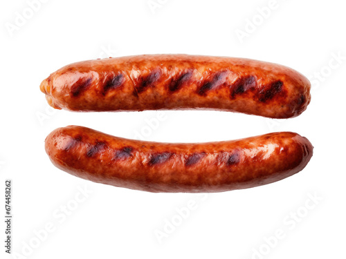 sausage isolated on transparent background