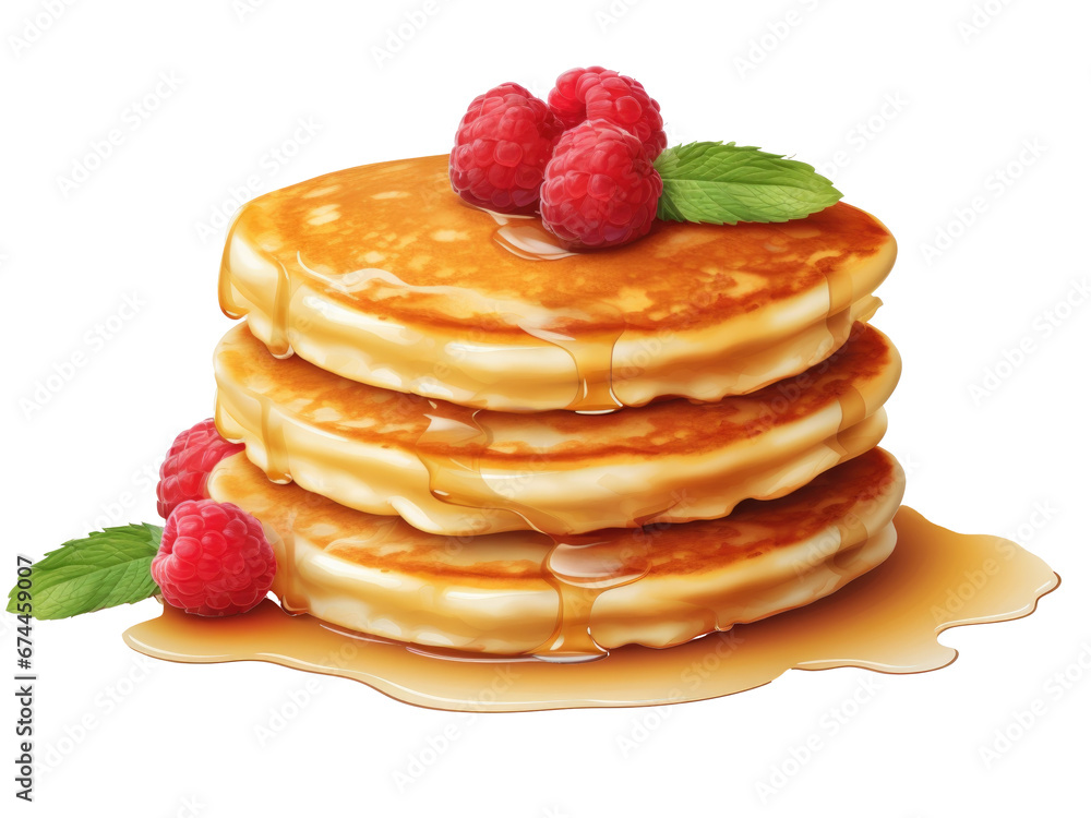 Pancakes isolated on transparent background Pancakes isolated on transparent background