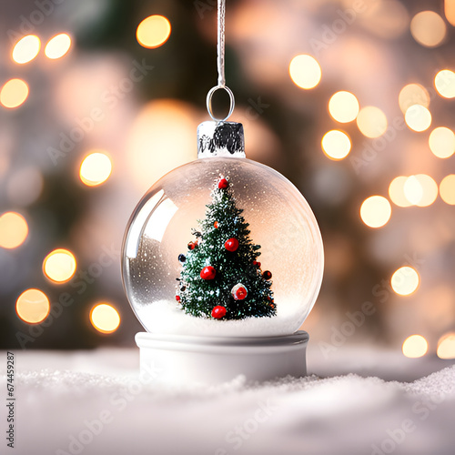 glass ball for Christmas
