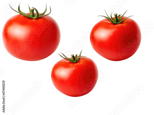 tomatoes  isolated  on transparent background