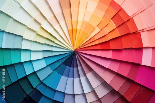 multicolored business background with color swatches samples