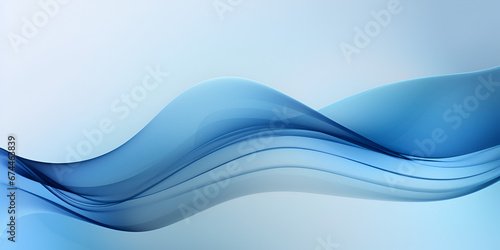 Abstract blue background with smooth lines,A colorful abstract blue curve on a white background,A blue wave with a white background
