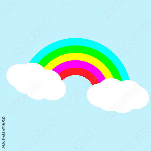 3d color rainbow