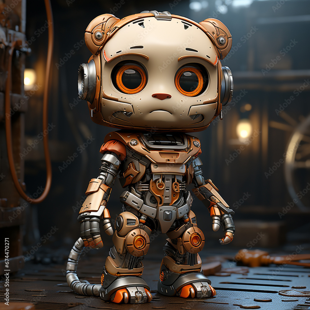3d cartoon robot cheeta 3d cartoon robot cheeta