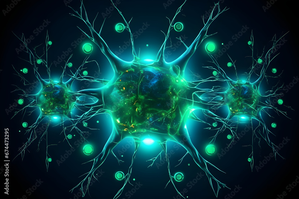 Obraz premium abstract blue background. 