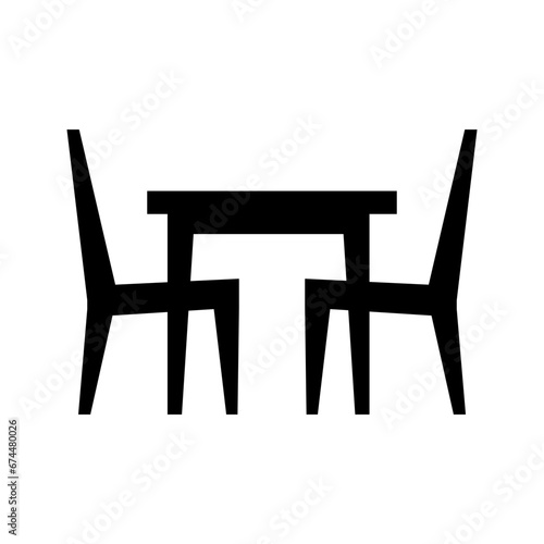 Dining table icon