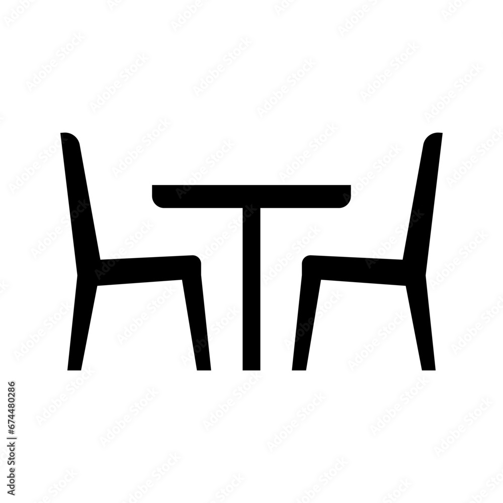 Dining table icon Dining table icon