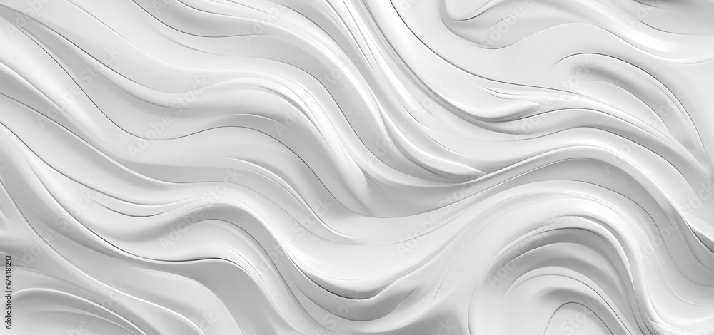 white fluid rough flowing texture on wall