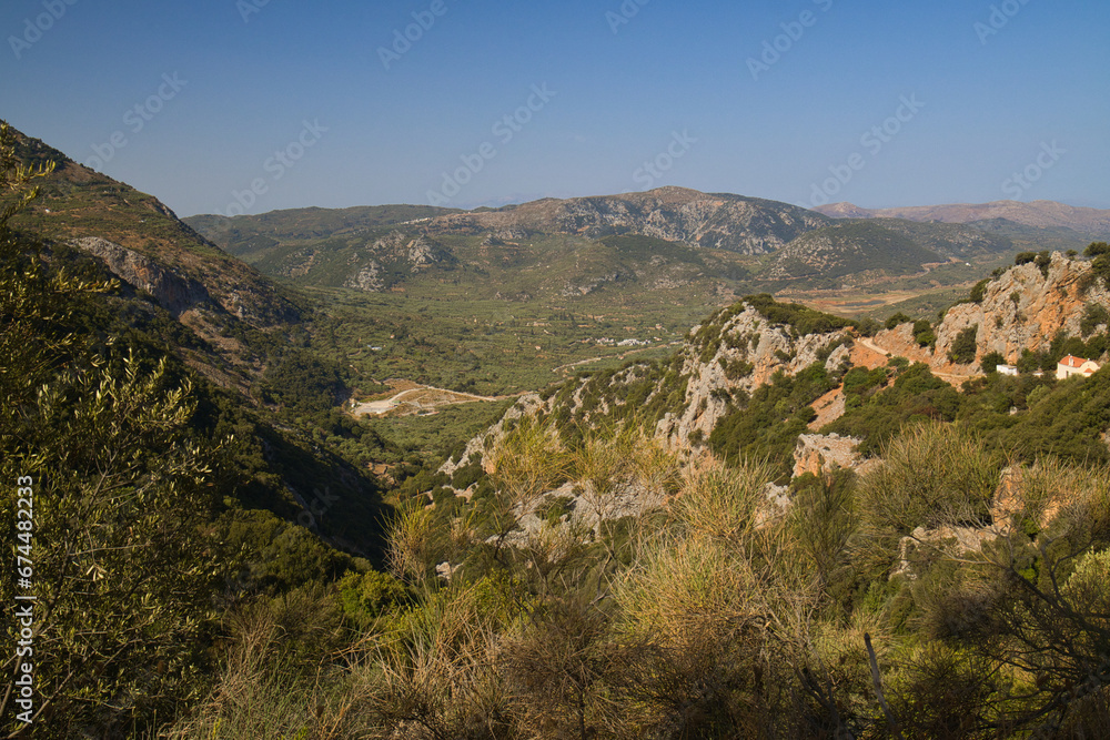 North Eastern hills of Crete, Greece, Europe.