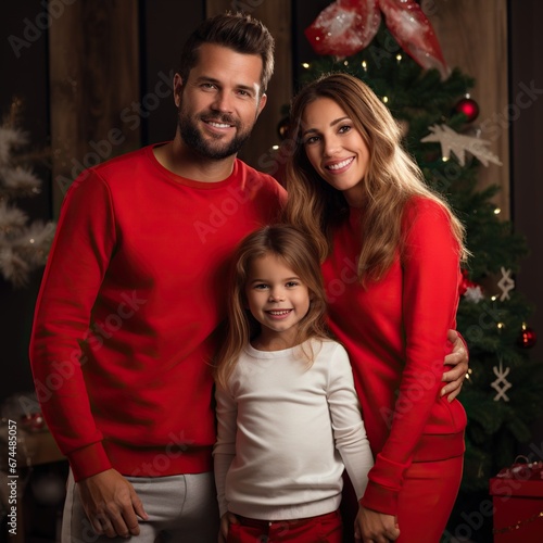  a girl, mother and father posing together for a Christmas fashion mockup.jpg Actions: