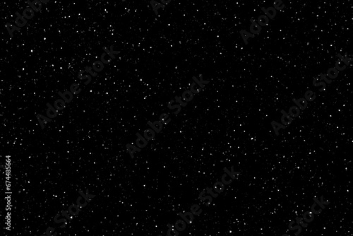 Starry night sky. Galaxy space background. Glowing stars in space. 