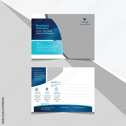 Modern Business Post Card