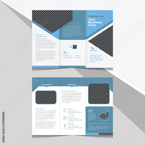 Multi Purpose Trifold Brochure Template.