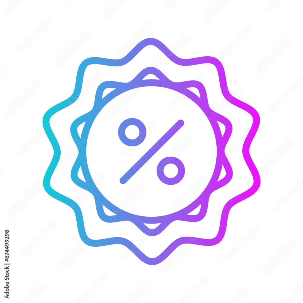 Shopping List Gradient Style in Design Icon Shopping List Gradient Style in Design Icon