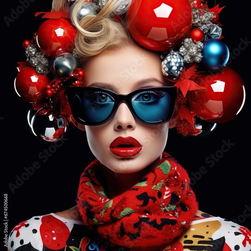 christmas fashion popart chic 