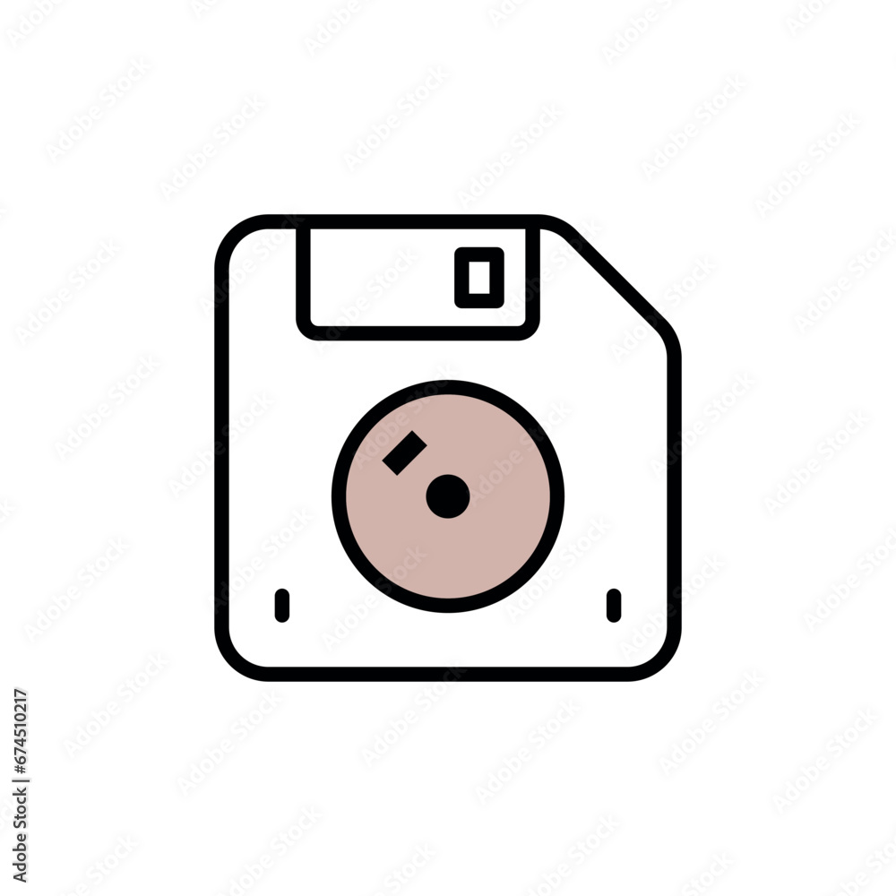 Floppy Disk Icon Vector Design Template Floppy Disk Icon Vector Design Template