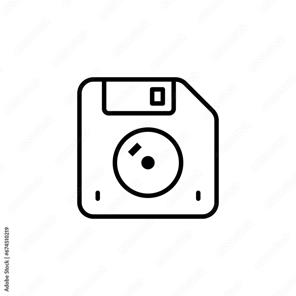 Floppy Disk Icon Vector Design Template Floppy Disk Icon Vector Design Template