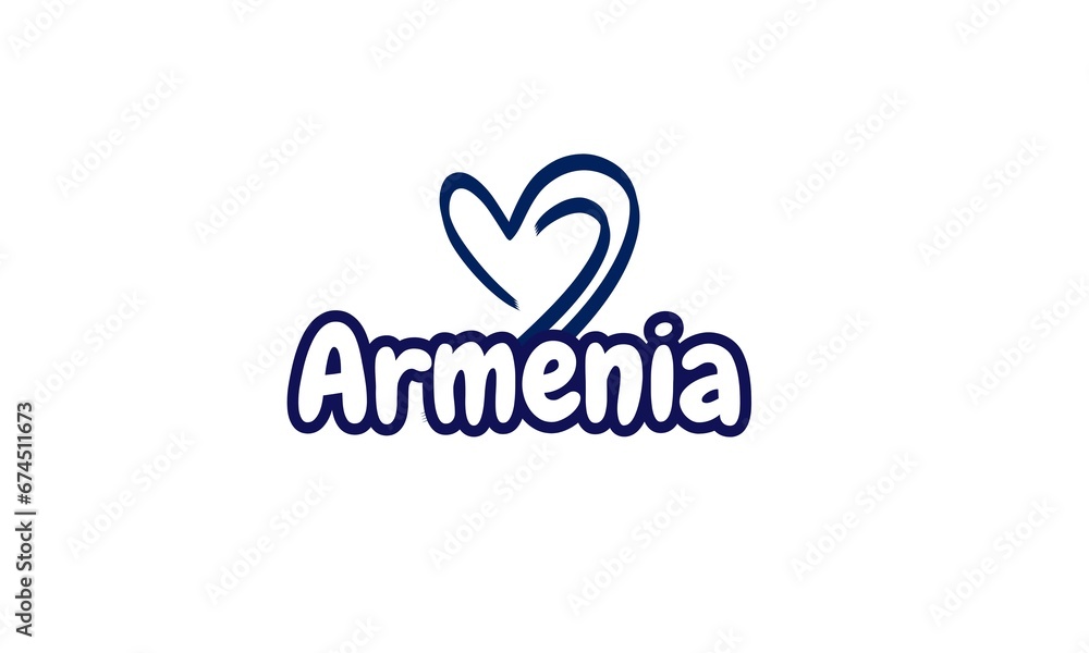 Armenia's heart-shaped design symbolizes a deep love for the country, reflecting pride in its culture and heritage.