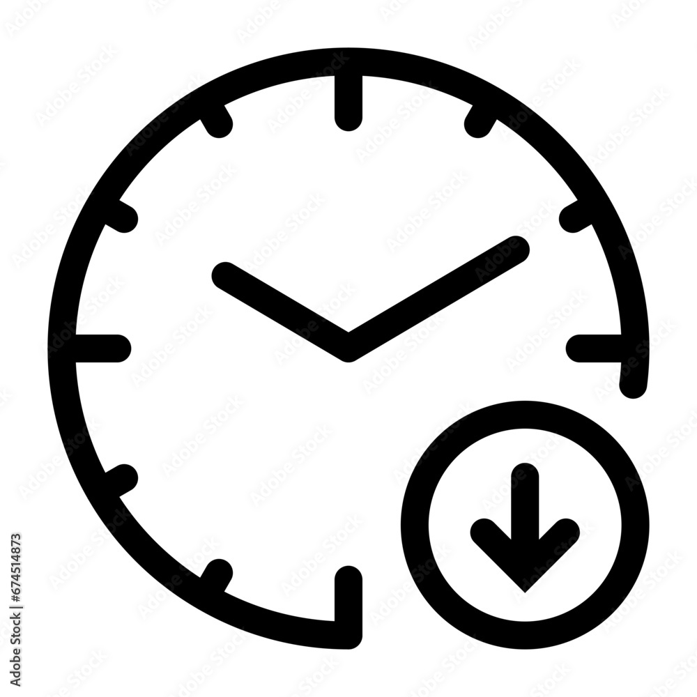timer action and watch icon timer action and watch icon