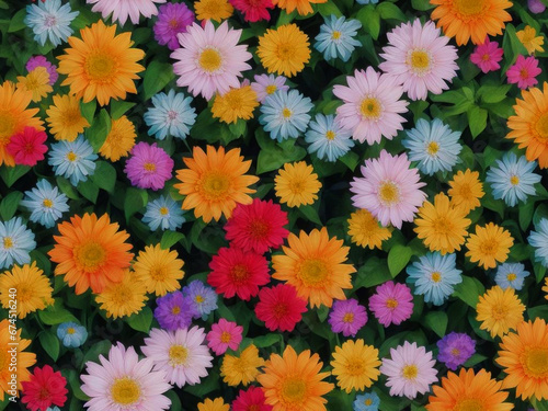 Beautiful Flowers generated ai