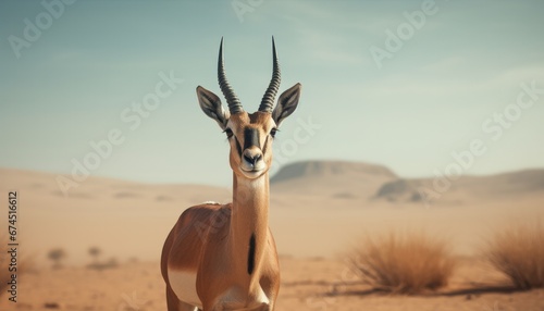 impala in the desert