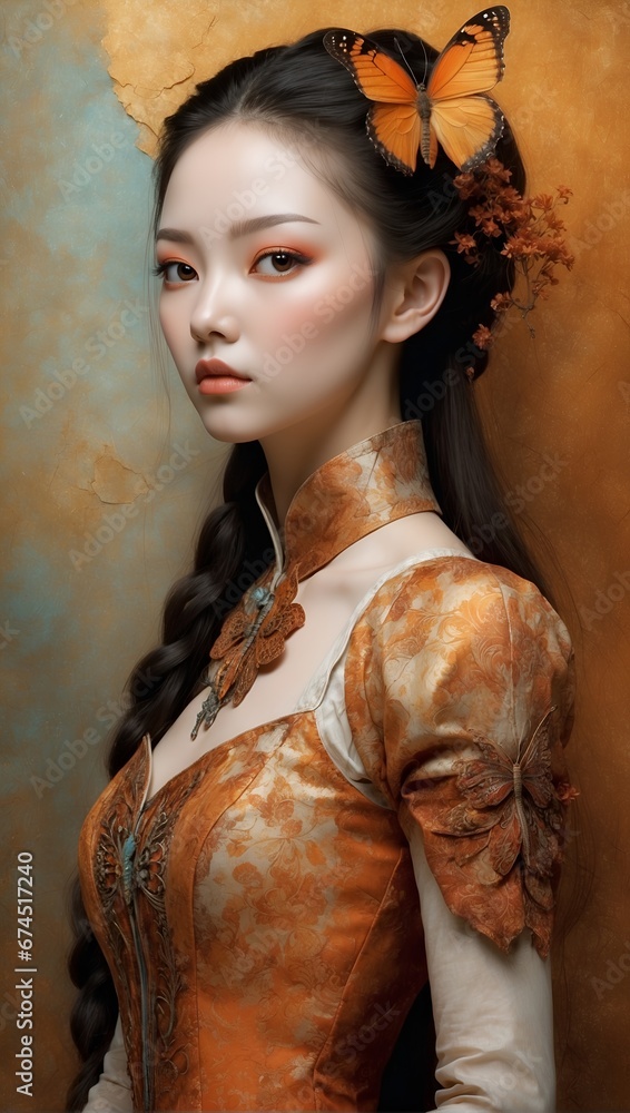 mythical creature, detailed illustration, fairytale, beautiful mystical girl mythical creature, detailed illustration, fairytale, beautiful mystical girl