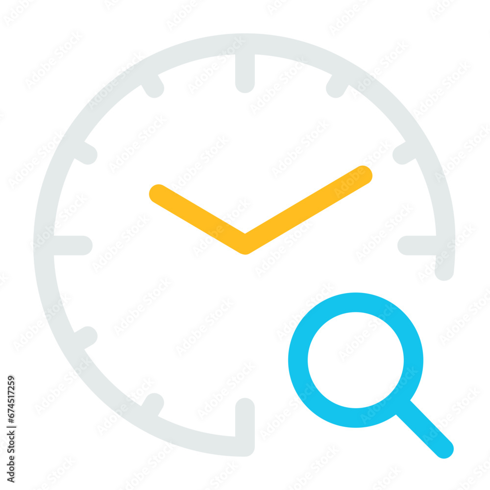 Timer and synchronization icon Timer and synchronization icon