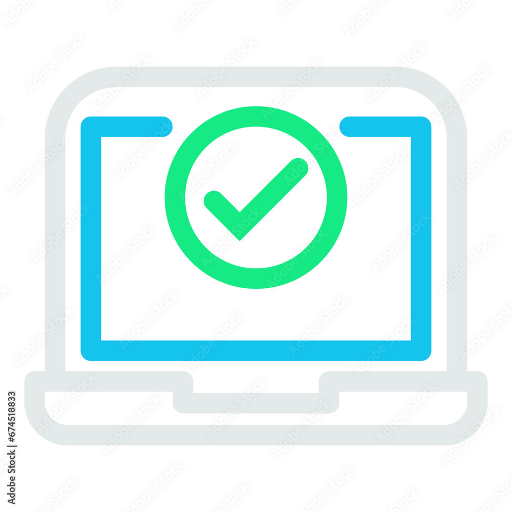 Computer and laptop icon Computer and laptop icon