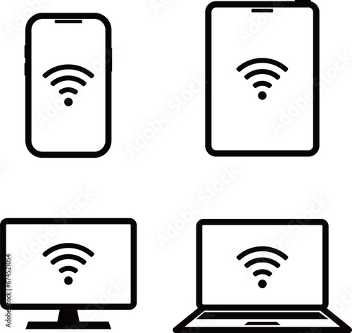 デバイス　wi-fi  アイコン