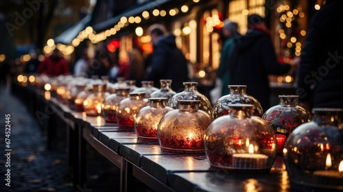 A Beautifully Lit Christmas Market Market Holiday, Background Images , Hd Wallpapers, Background Image