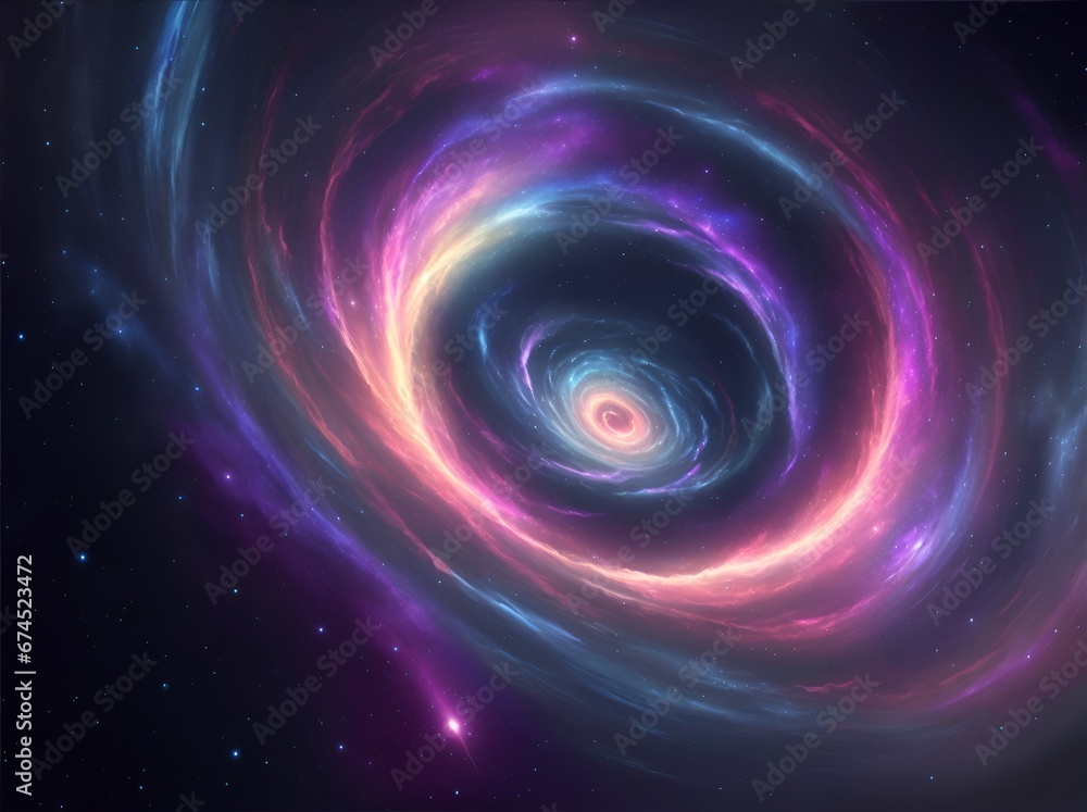 A beautifully shimmering vortex of stars A beautifully shimmering vortex of stars