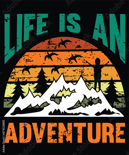 Adventure t shirt design