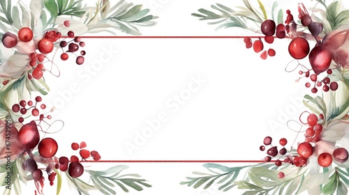 Wallpaper Mural Christmas background frame with place for your text. Torontodigital.ca