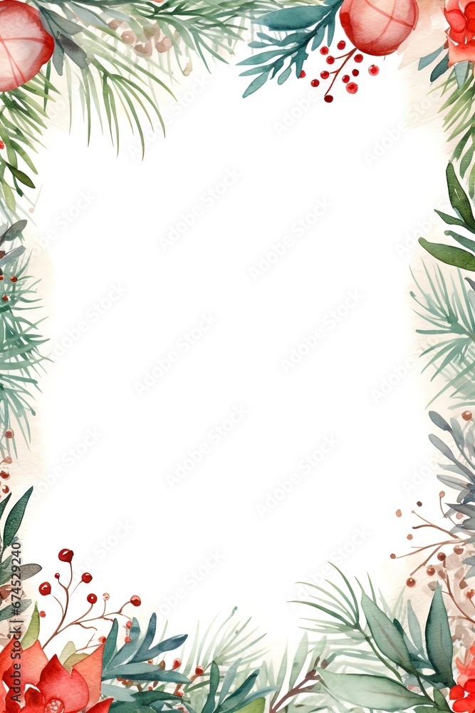 Christmas background frame with place for your text.