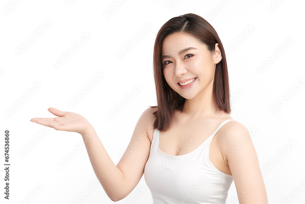 Beautiful young asian woman with clean fresh skin on white background, Face care, Facial treatment, Cosmetology, beauty and spa, Asian women portrait. Beautiful young asian woman with clean fresh skin on white background, Face care, Facial treatment, Cosmetology, beauty and spa, Asian women portrait.