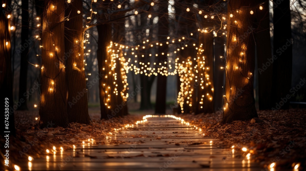 Obraz premium A Mesmerizing Christmas Light Tunnel Tunnel Immer , Background Images , Hd Wallpapers, Background Image